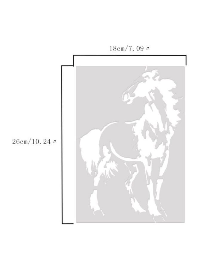 DIY Hand Drawing Graffiti Templates White 26x18centimeter - Image 2