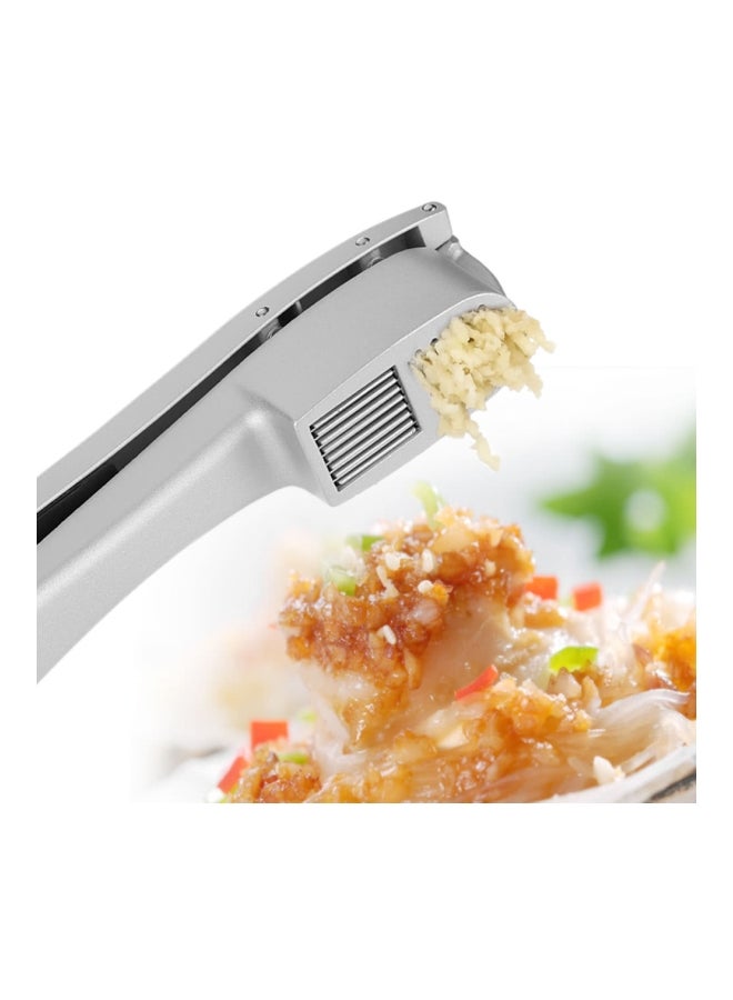 Generic Aluminium Garlic Press Slicer Grey/Black  - Image 2