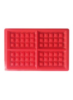 Silicone Waffle Mould Red 29cm