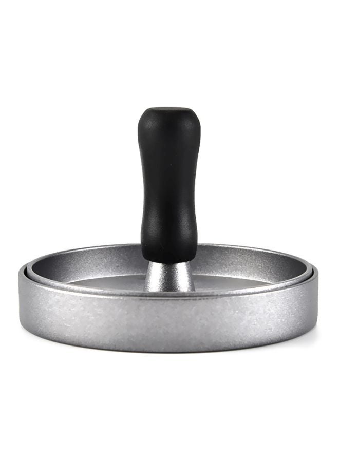 Non Stick Burger Press Patty Maker Grey/Black 11x9.5x9.5cm - Image 2