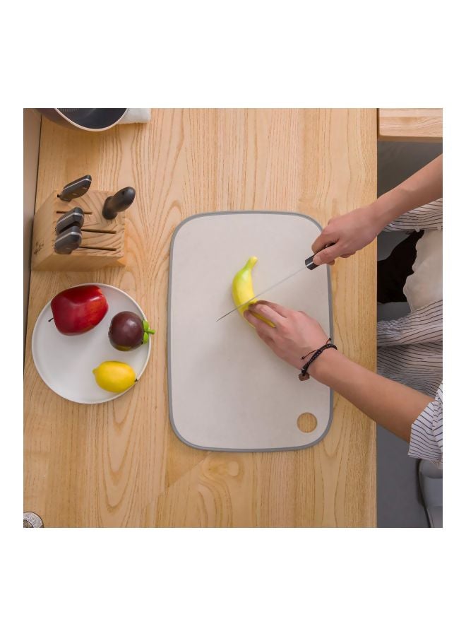 ecoco Polypropylene Cutting Board Beige/Grey 41x1x28cm  - Image 4