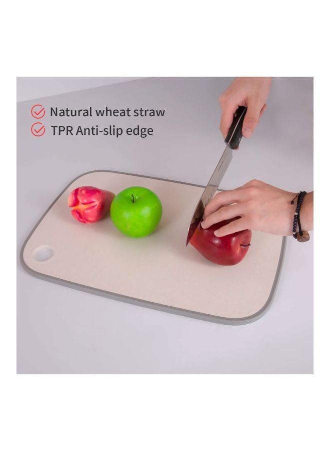 ecoco Polypropylene Cutting Board Beige/Grey 33x0.8x22.5cm - Image 2
