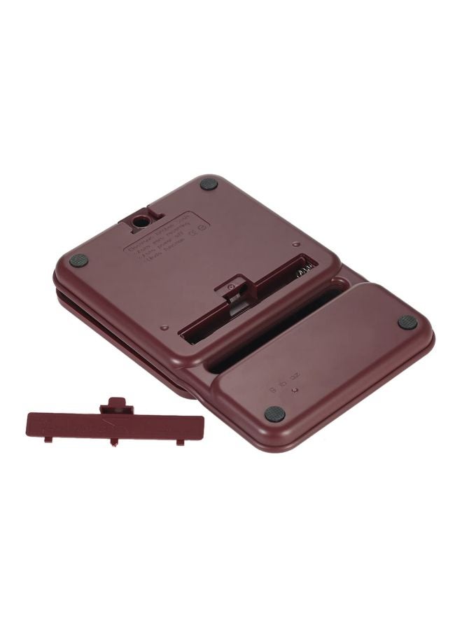 Accurate Coffee Drip Scale Burgendy 20centimeter - Image 2