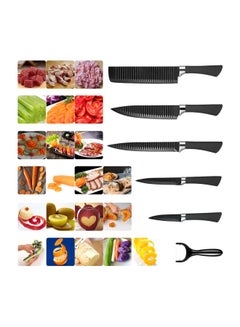Generic 6-Piece Chef Knife Set Black  - Image 5