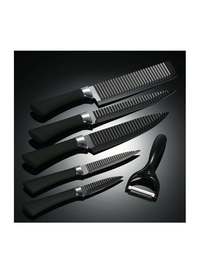 Generic - 6-Piece Chef Knife Set Black - Image 1