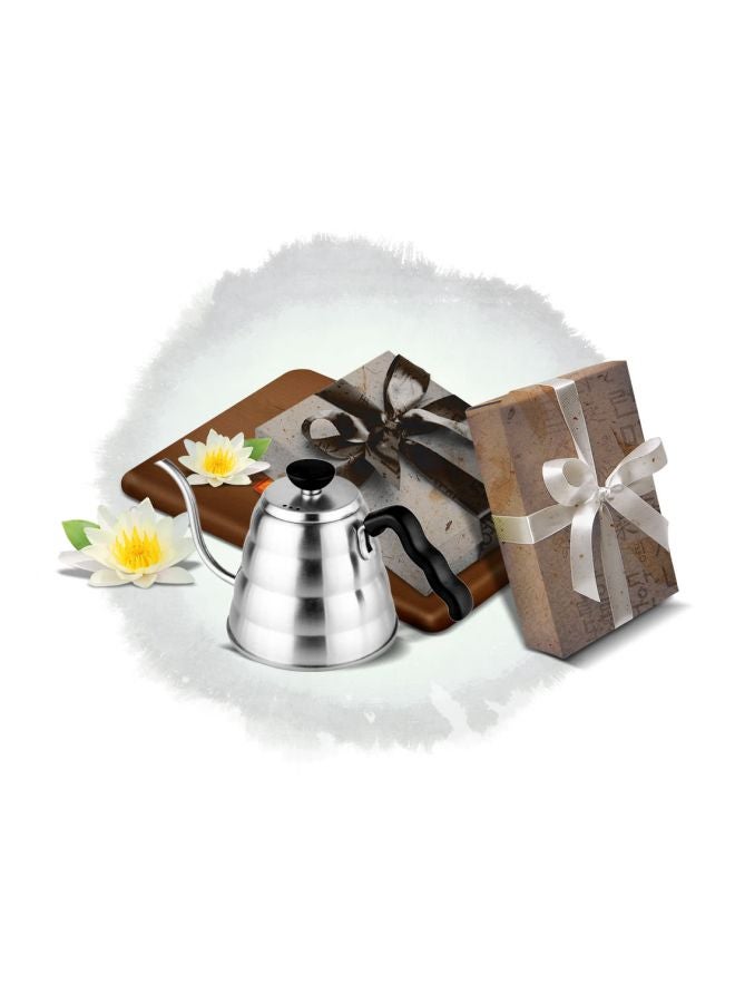 وعاء قهوةٍ معقوف من الستانلس ستيل فضي 14.4x14.8x8Ø³Ù†ØªÙŠÙ…ØªØ± - Image 4