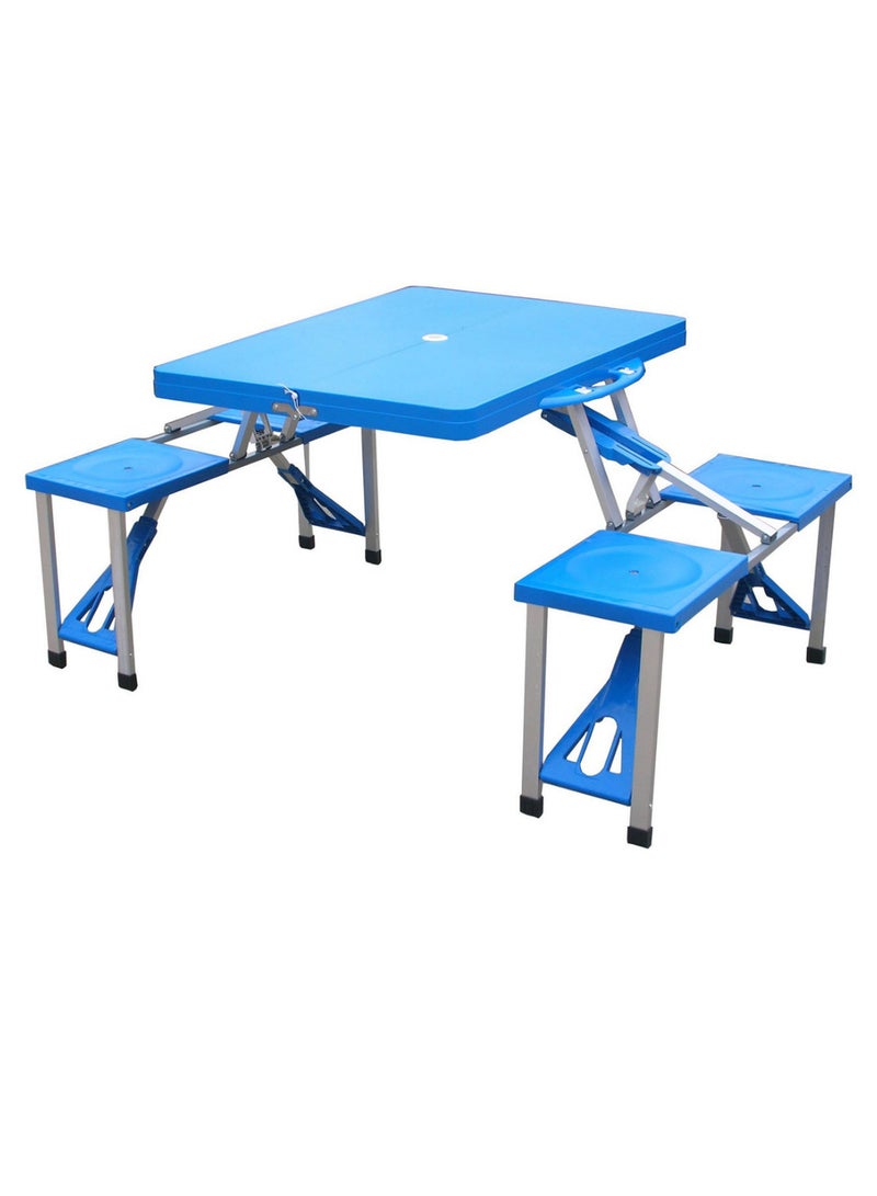 ريلاكس طقم طاولة نزهة الكل في واحد قابلة للطي مع طقم كراسي  - Image 1