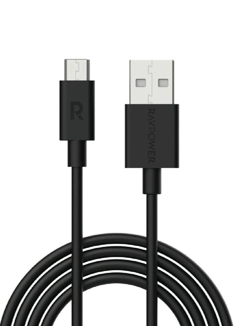 TPE USB A To Micro Cable Black