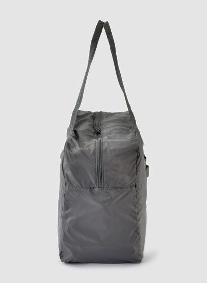MUJI - Paraglider Cloth Foldable Boston Bag Grey - Image 1