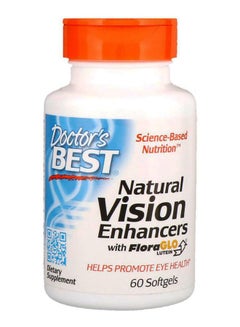 Natural Vision Enhancers With FloraGlo Lutein - 60 Softgels