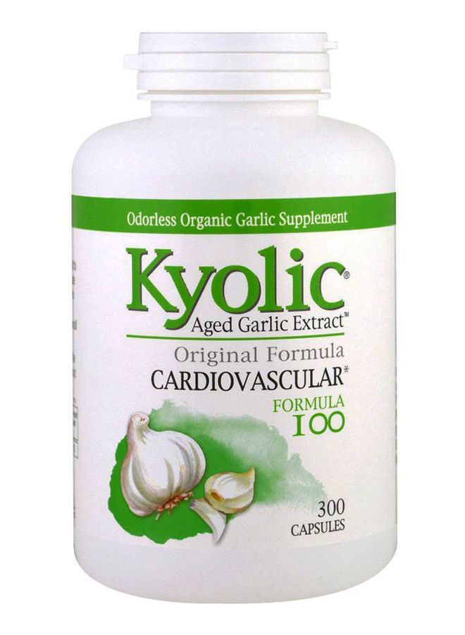 kyolic Aged Garlic Extract Formula 100 Dietary Supplement - 300 Capsules - Image 1