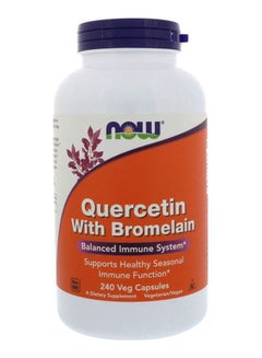 Quercetin With Bromelain Dietary Supplement - 240 Capsules - v1588657288/N37777423A_1