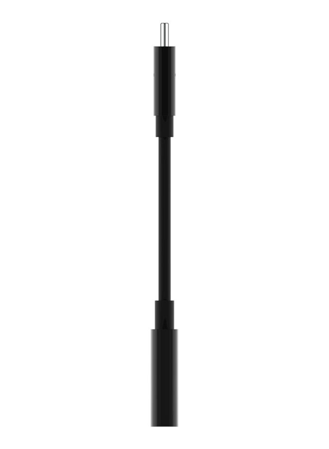 belkin - RockStar 3.5mm Audio With USB-C Charge Adapter Black - Image 1