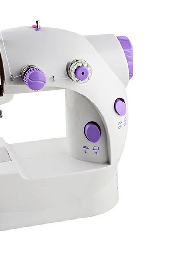 Mini Sewing Machine White/Purple 153 White/Purple - Image 3