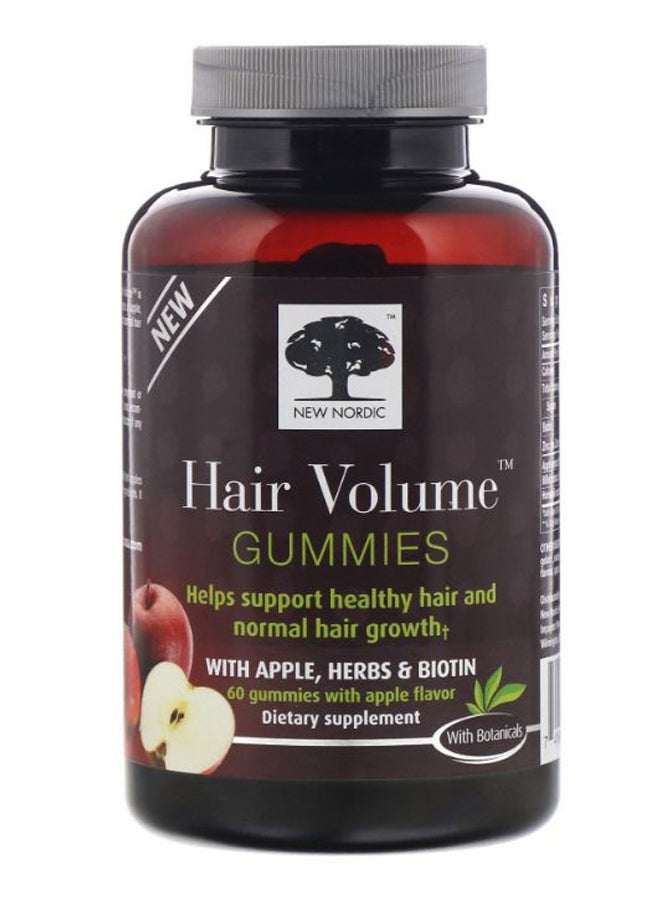 New Nordic Hair Volume With Apple, Herbs And Biotin - 60 Gummies