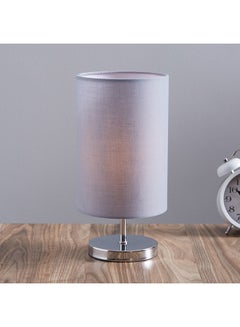 Home Box Glen-Fabric Modern Vintage Style Table Lamp Fabric Warm lightning Chrome 13x26cm  - Image 2