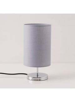 Home Box Glen-Fabric Modern Vintage Style Table Lamp Fabric Warm lightning Chrome 13x26cm  - Image 5
