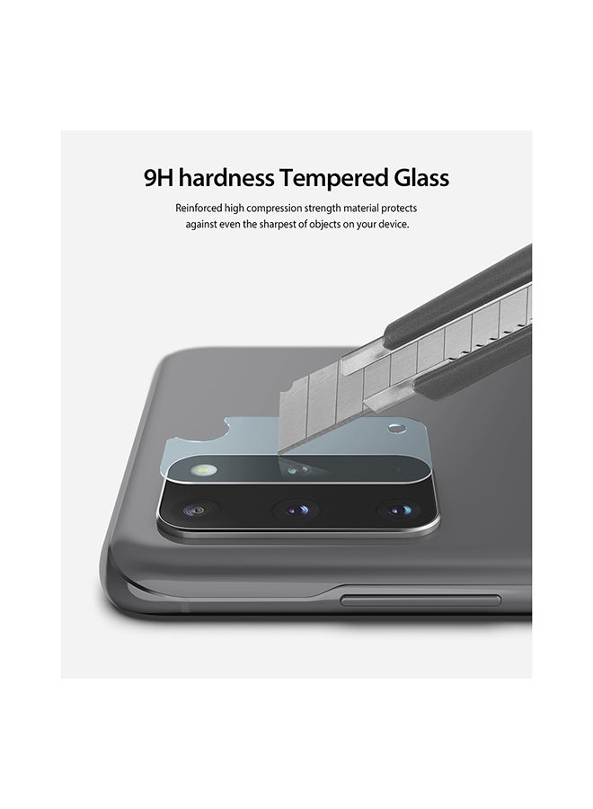 Ringke Pack Of 3 Tempered Glass Lens Protector For Samsung Galaxy S20 Ultra Clear - Image 3