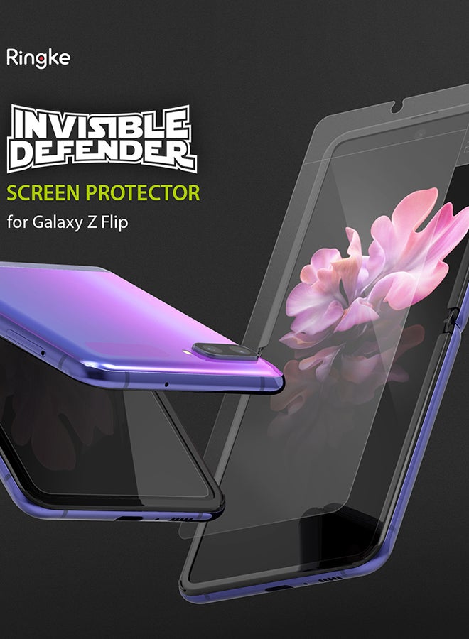 Ringke Pack Of 2 Screen Guard For Samsung Galaxy Z Flip (2020) Clear - Image 5