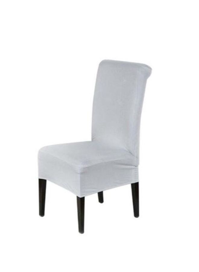 Stretchable Chair Cover Grey 25 x 1centimeter
