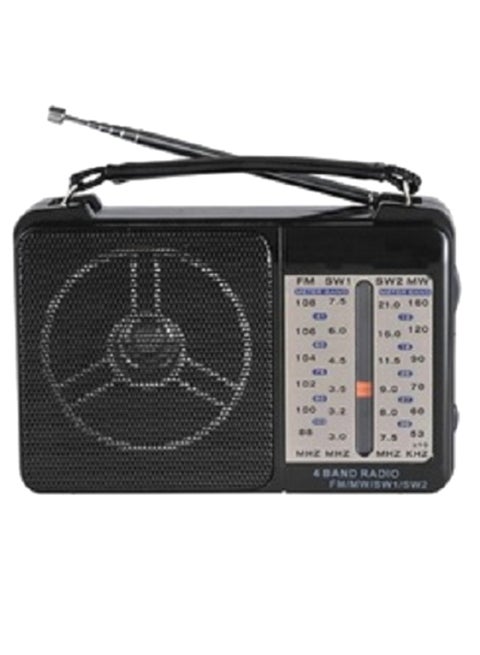 Classic Mini Electric Radio RX-607AC Black