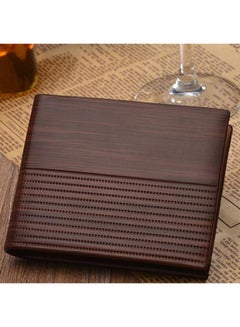 Bluelans Vintage Multi-Slot Bi-Fold Wallet Dark Brown  - Image 2