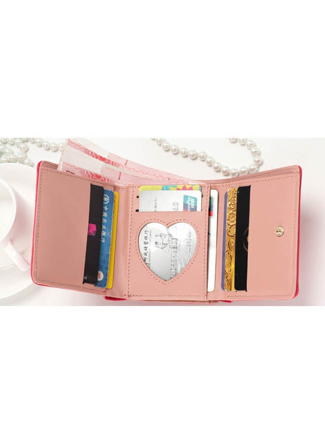محفظة بنمط الحب وردي - Image 3