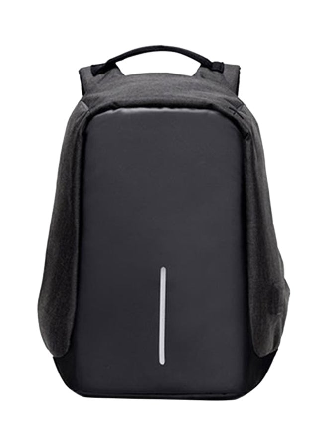 Anti Theft Backpack With USB Charging Port 15 Liter, 42 cm Black - Image 1