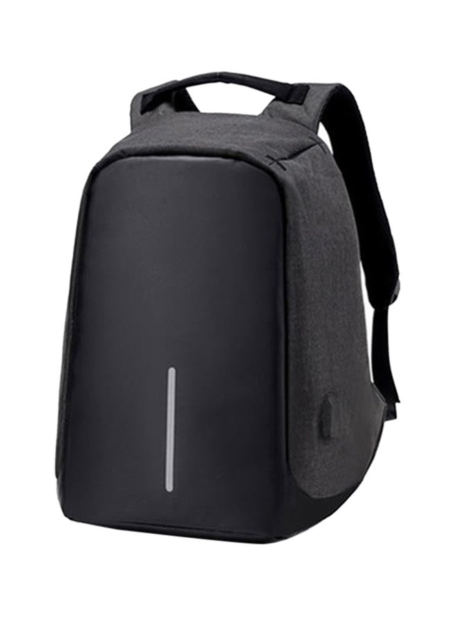 Anti Theft Backpack With USB Charging Port 15 Liter, 42 cm Black - Image 2