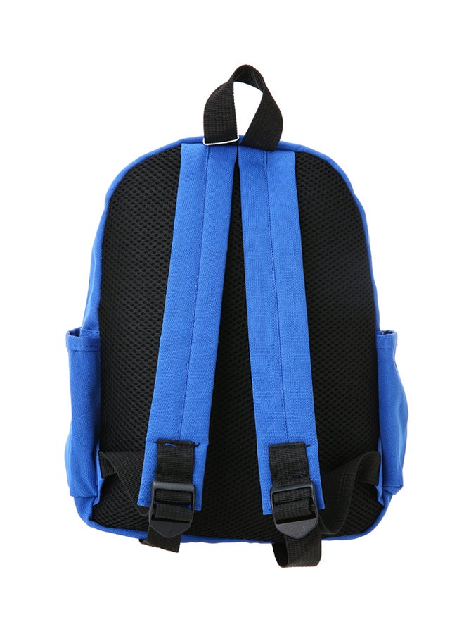 Star Printed Design Canvas Backpack Blue/Pink - Image 2