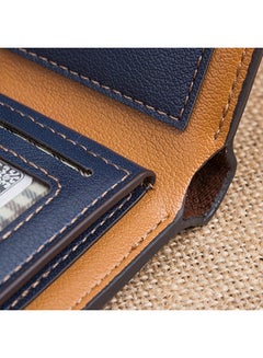 OUTAD Multifunctional Leather Wallet Scrub Blue  - Image 3