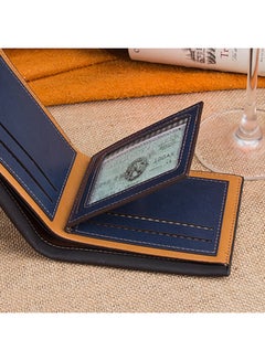 OUTAD Multifunctional Leather Wallet Scrub Blue  - Image 5