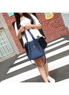 BAGGRA Stitched Detailed Shoulder Bag Blue  - Image 4