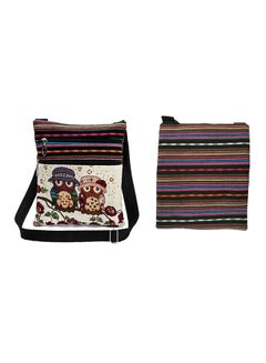 BAGGRA Adjustable Strap Crossbody Bag Multicolour  - Image 3