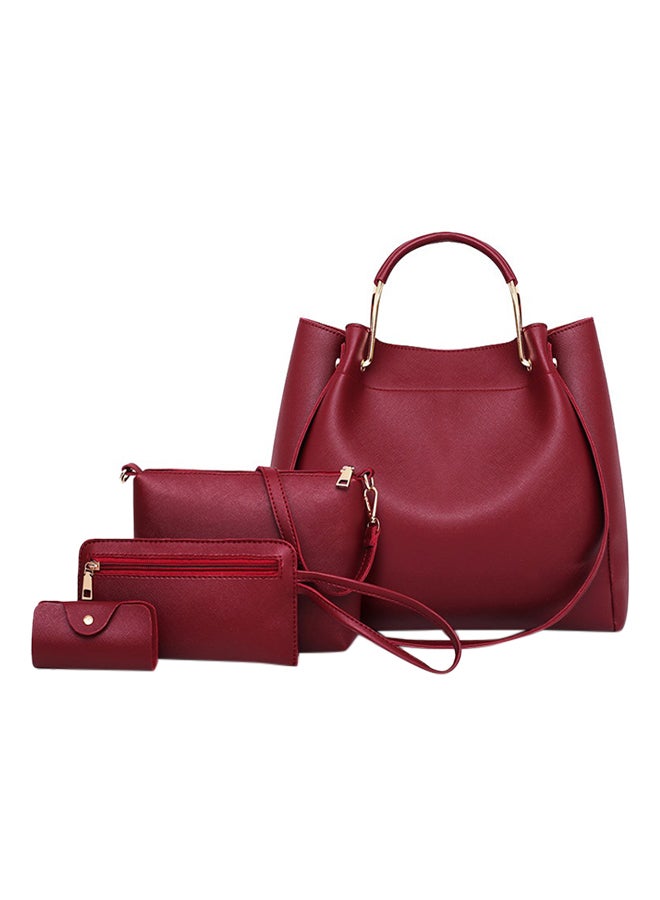 Generic - 4-Piece Composite Bag Set Red - Image 1