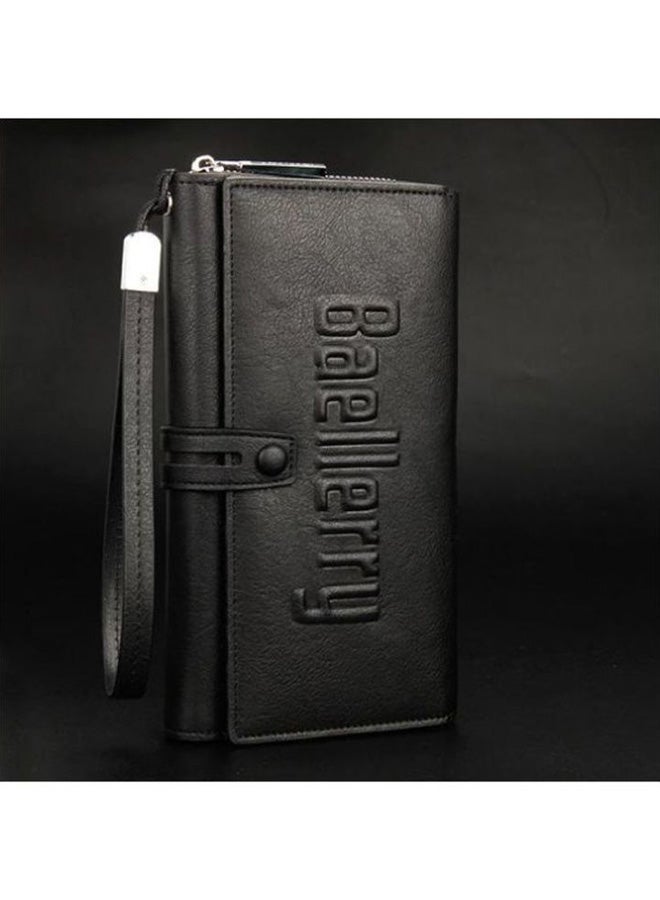 baellerry - Leather Trifold Wallet Black - Image 1
