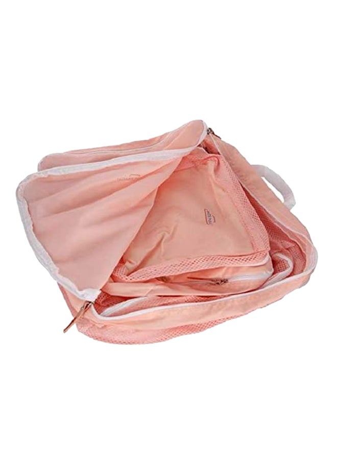Generic - 5-Piece Travel Bag Organizer Set Pink - Image 1
