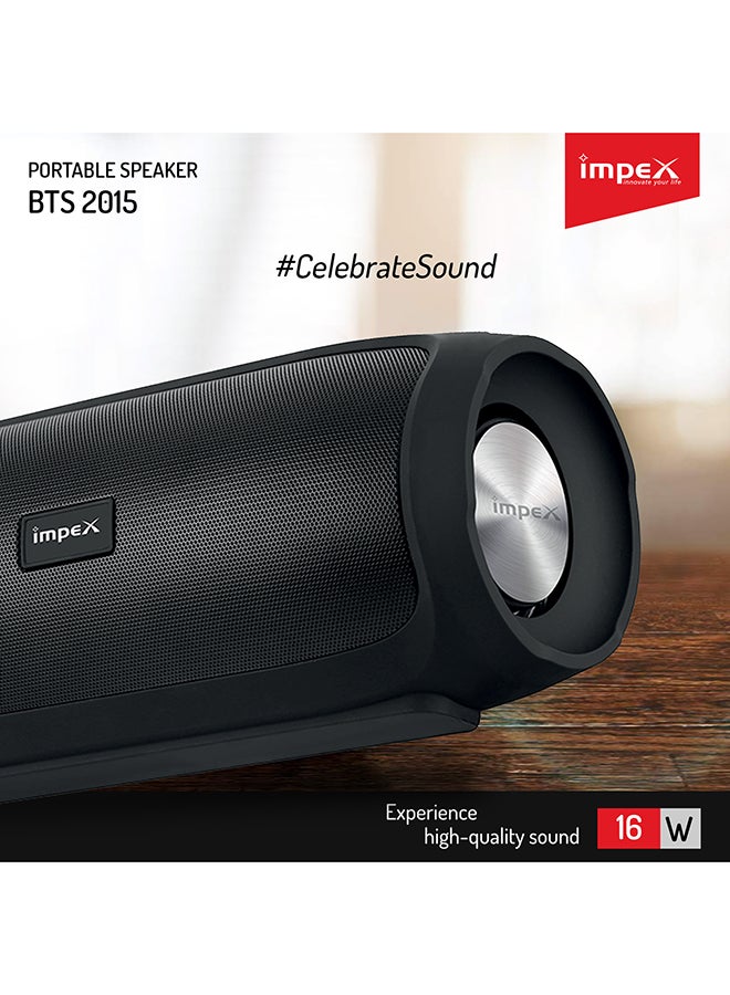 Impex 16 W Portable Wireless Bluetooth Speaker Black  - Image 3