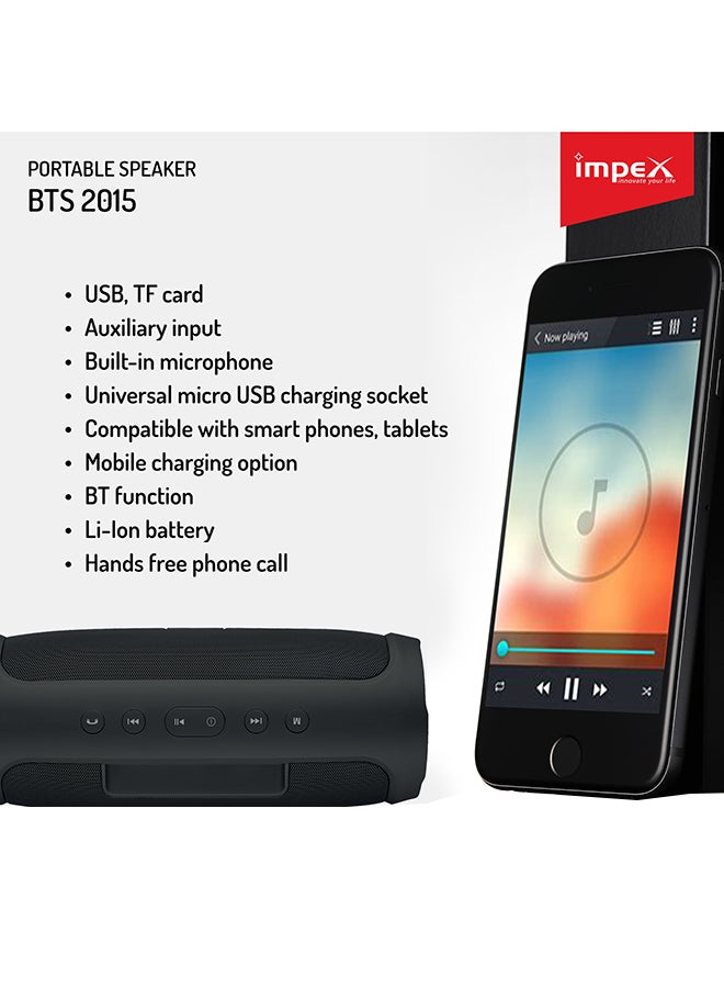 Impex 16 W Portable Wireless Bluetooth Speaker Black  - Image 4