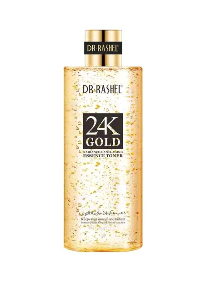 DR. RASHEL - 24K Gold Radiance And Anti-Aging Essence Toner Gold 300ml - Image 1