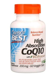 Doctor's BEST High Absorption CoQ10 With BioPerine - 60 Veggie Caps 