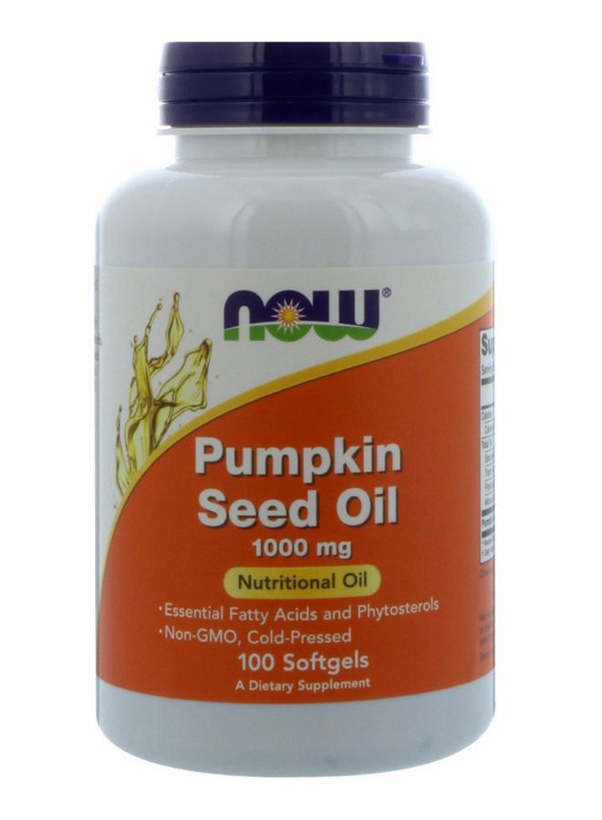 Now Foods - Pumpkin Seed Oil - 100 Softgels - Image 1