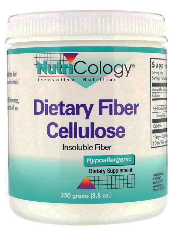 نوتريكولوجي مسحوق السليلوز والألياف الغذائية غير قابلة للذوبان