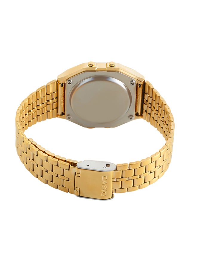 كاسيو ساعة يد رقمية كلاسيكية طراز A159WGED-1EF - قياس 37 مم - لون ذهبي للرجال - Image 2