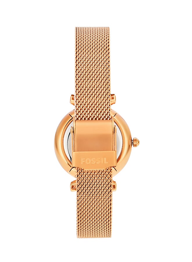 FOSSIL Women's Metal Analog Wrist Watch ES4433 - 28 mm - Gold  - Image 2