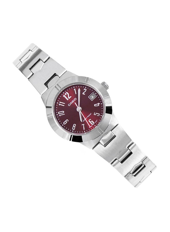 CASIO Women's Stainless Steel Analog Wrist Watch LTP-1241D-4A2DF - 25 mm - Silver - Image 2