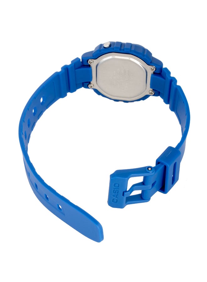 كاسيو ساعة يد رقمية مقاومة للماء طراز LA-20WH-2AEF - 35 مم - أزرق للنساء - Image 2