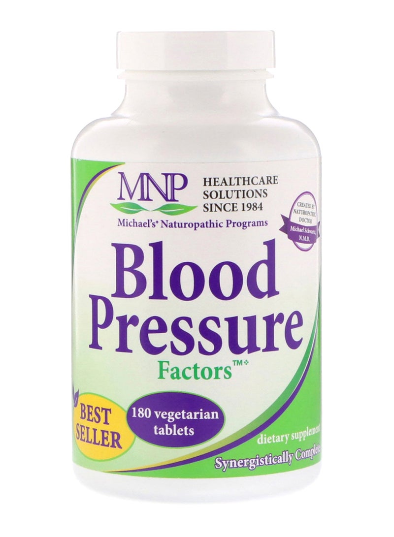 Michael's Naturopathic Blood Pressure Factors - 180 Tablets