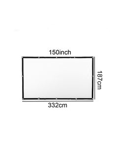 Portable HD Home Theater Projection Screen UNV-OZ-SCR-04 White - v1588681763/N37809028A_5