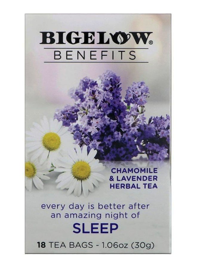 Bigelow Tea Sleep Chamomile And Lavender Herbal Tea - 18 Bags - Image 1